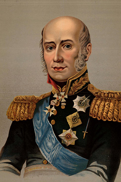 Генерал-фельдмаршал князь Михаил Богданович Барклай-де-Толли, командующий 1-й русской армией в 1812 году 