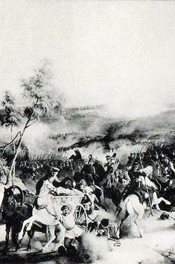 Гесс, Петер фон. Сражение при Валутине 7 августа 1812 года